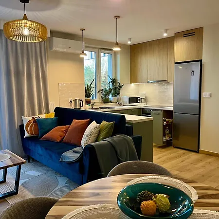 Nowy apartament Saska, z parkingiem-2